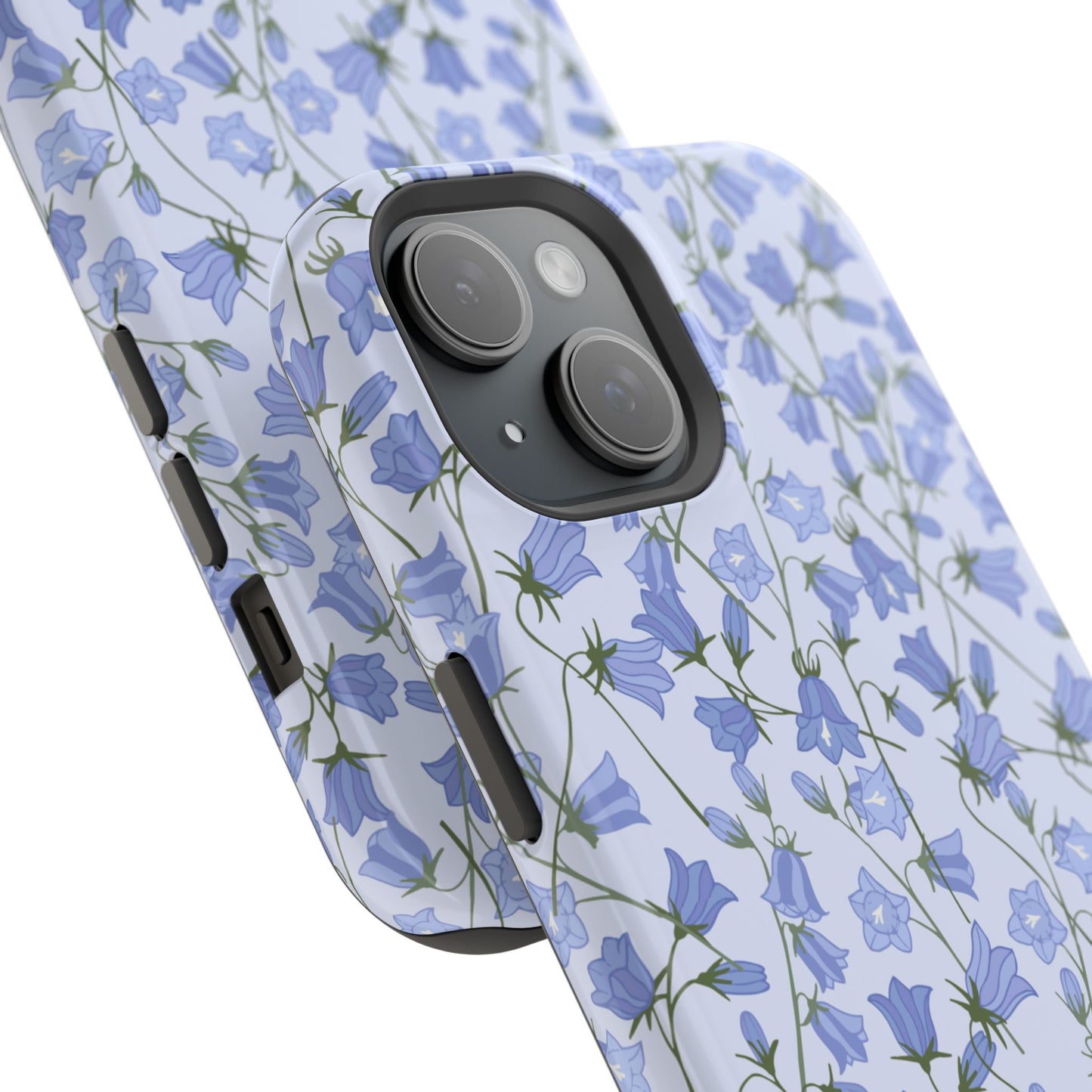 Purple Floral Pattern MagSafe Case