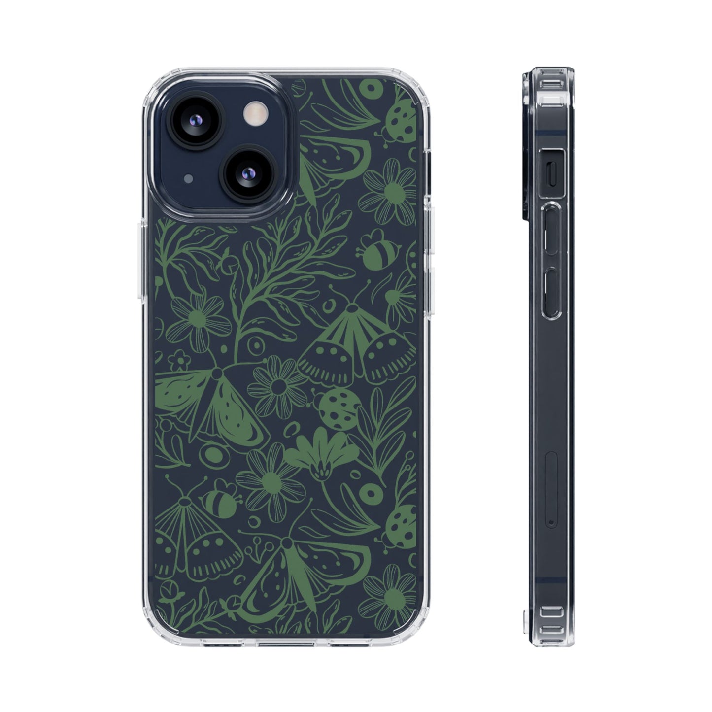 Clear Garden Pattern Case