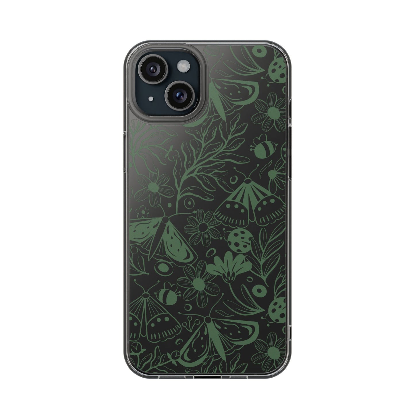 Clear Garden Pattern Case