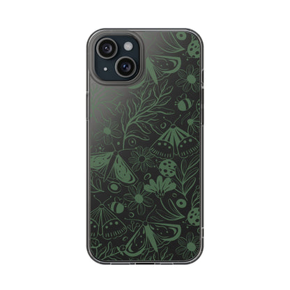 Clear Garden Pattern Case