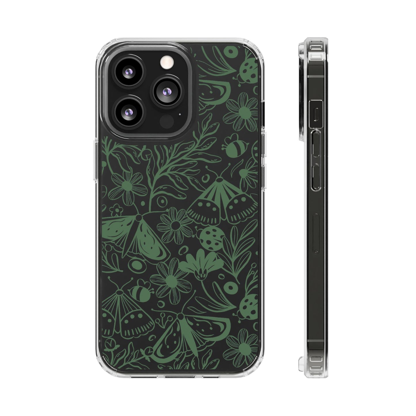 Clear Garden Pattern Case