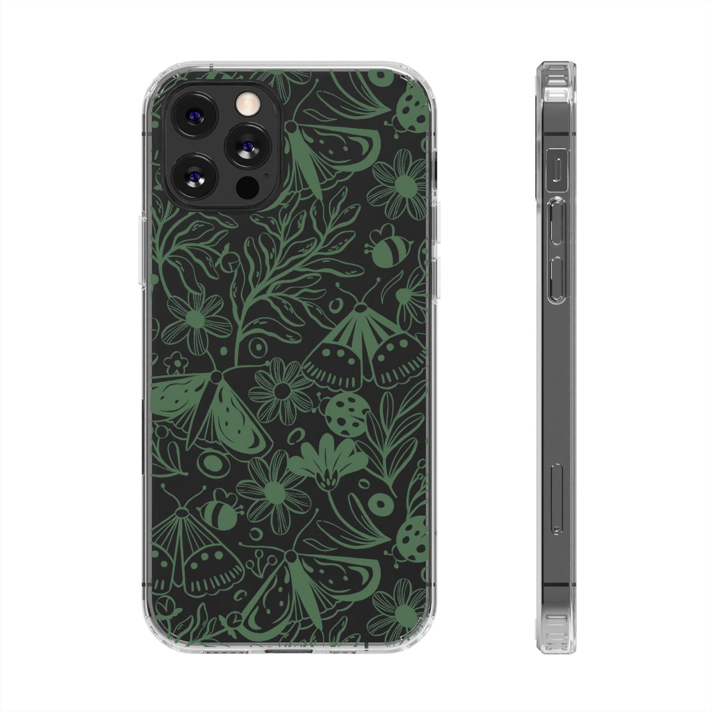 Clear Garden Pattern Case