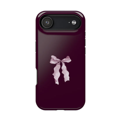 Beauty Burgundy Bow MagSafe