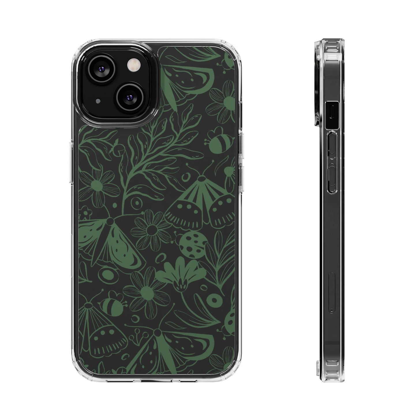 Clear Garden Pattern Case
