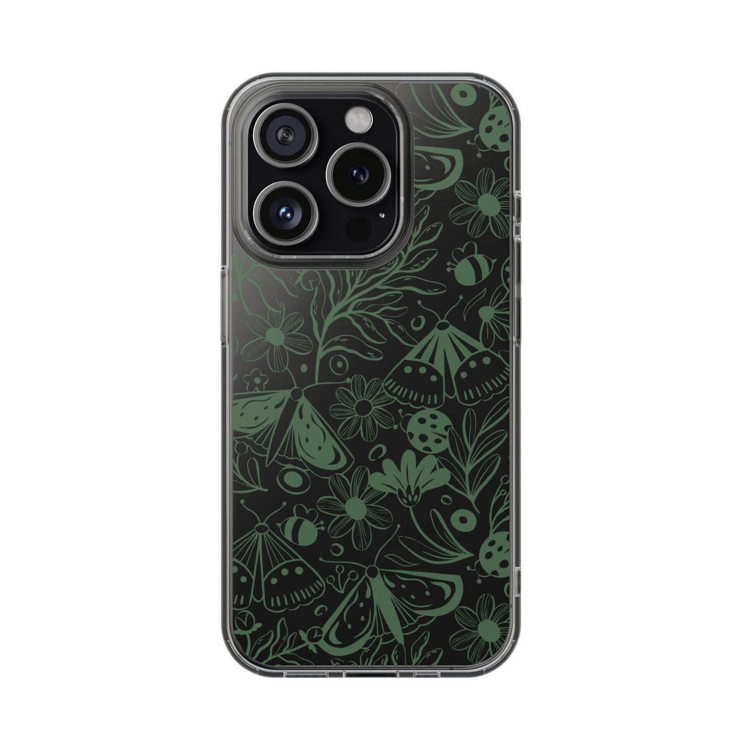 Clear Garden Pattern Case