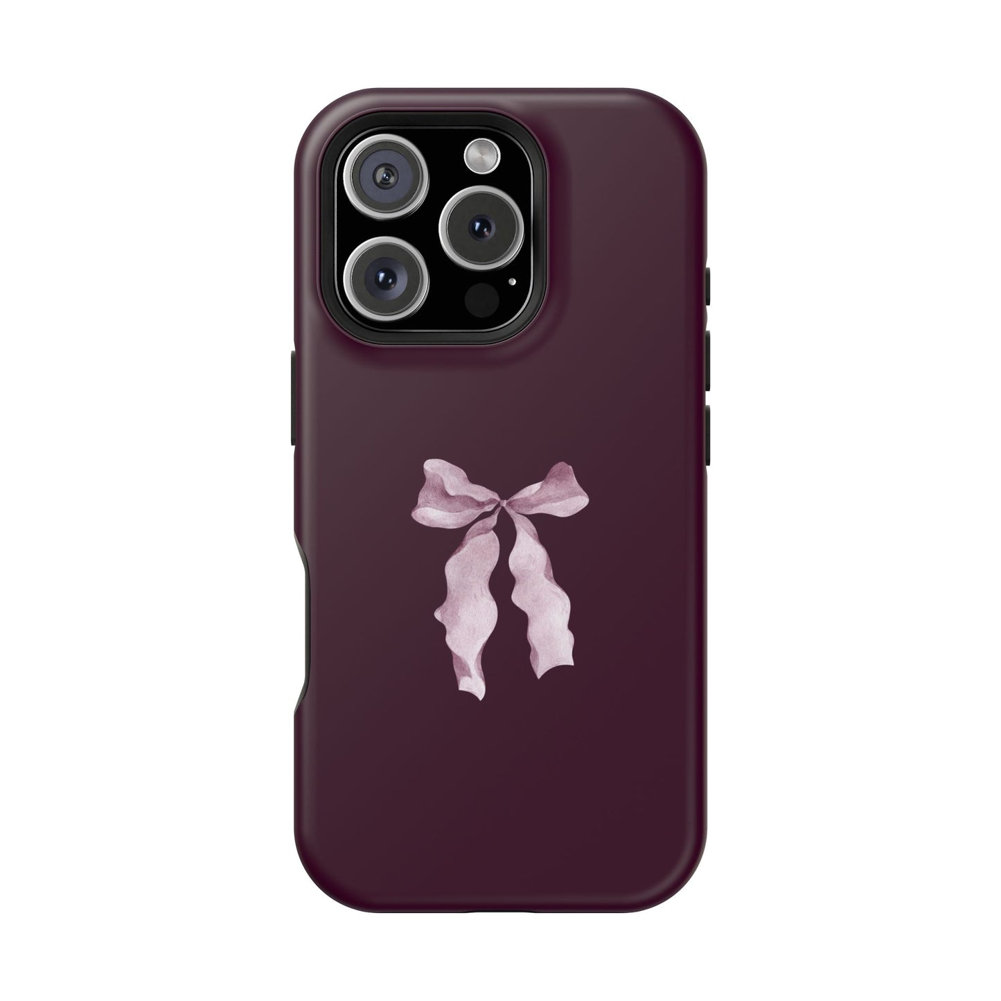 Beauty Burgundy Bow MagSafe