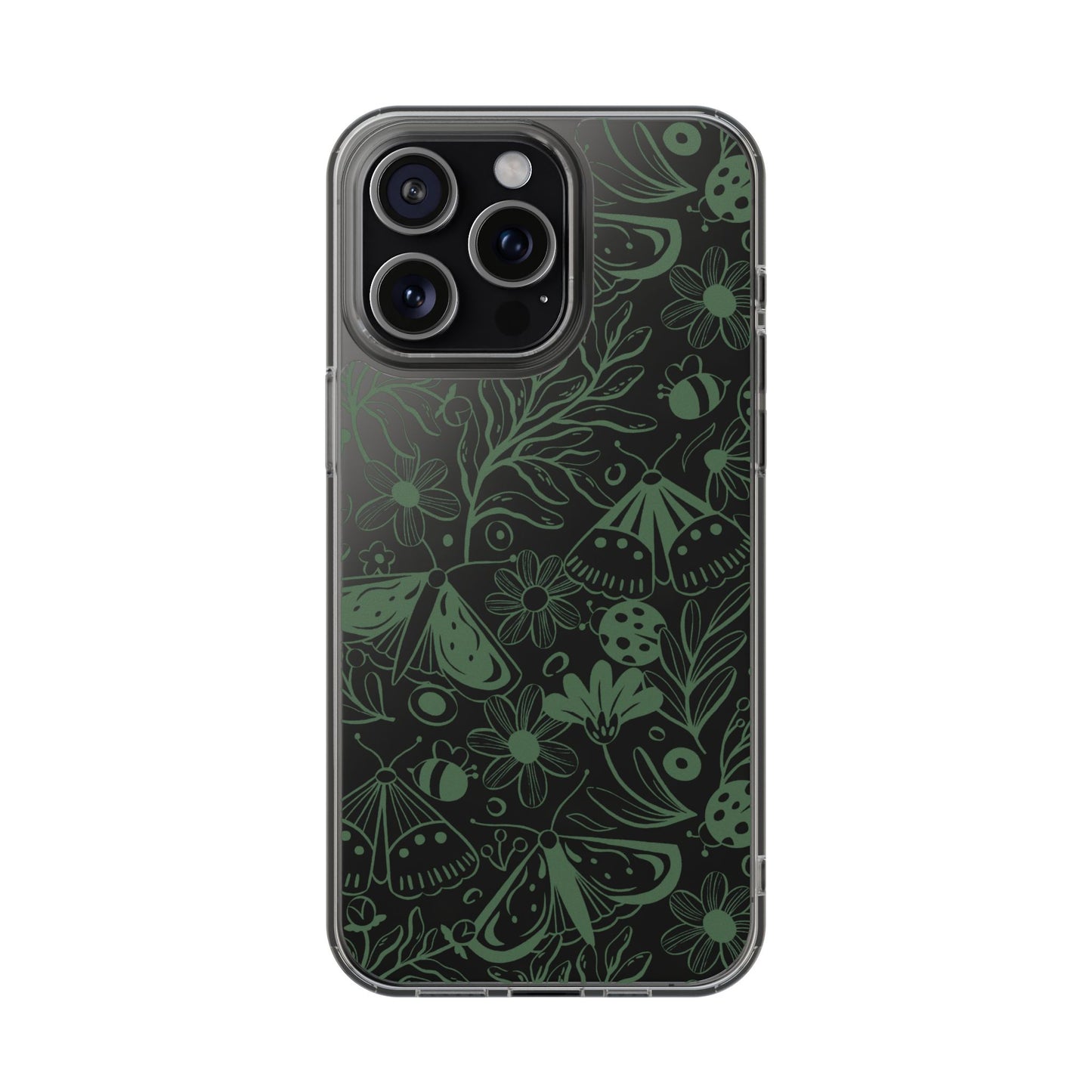 Clear Garden Pattern Case