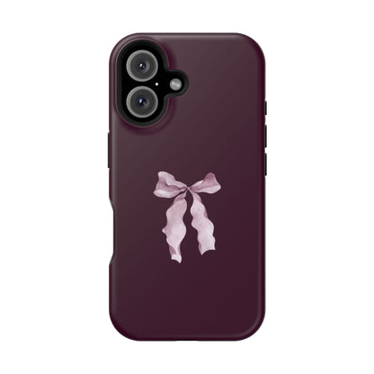 Beauty Burgundy Bow MagSafe