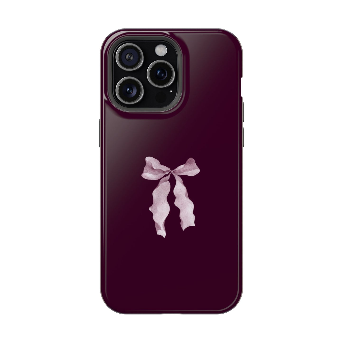 Beauty Burgundy Bow MagSafe