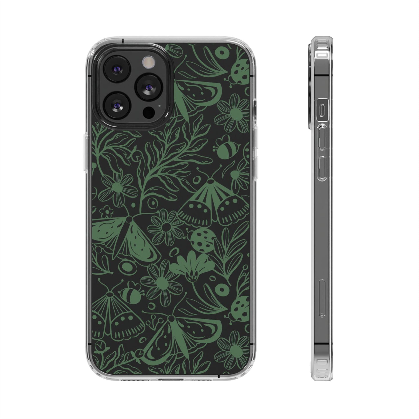 Clear Garden Pattern Case