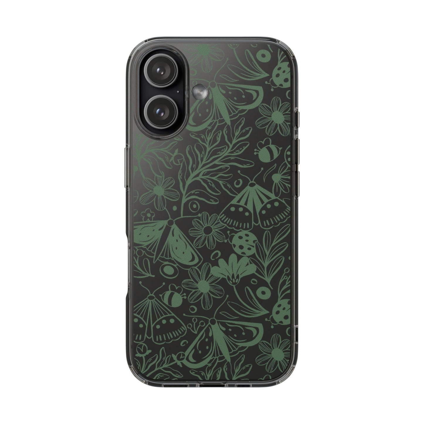 Clear Garden Pattern Case