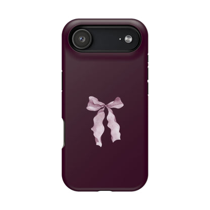 Beauty Burgundy Bow MagSafe