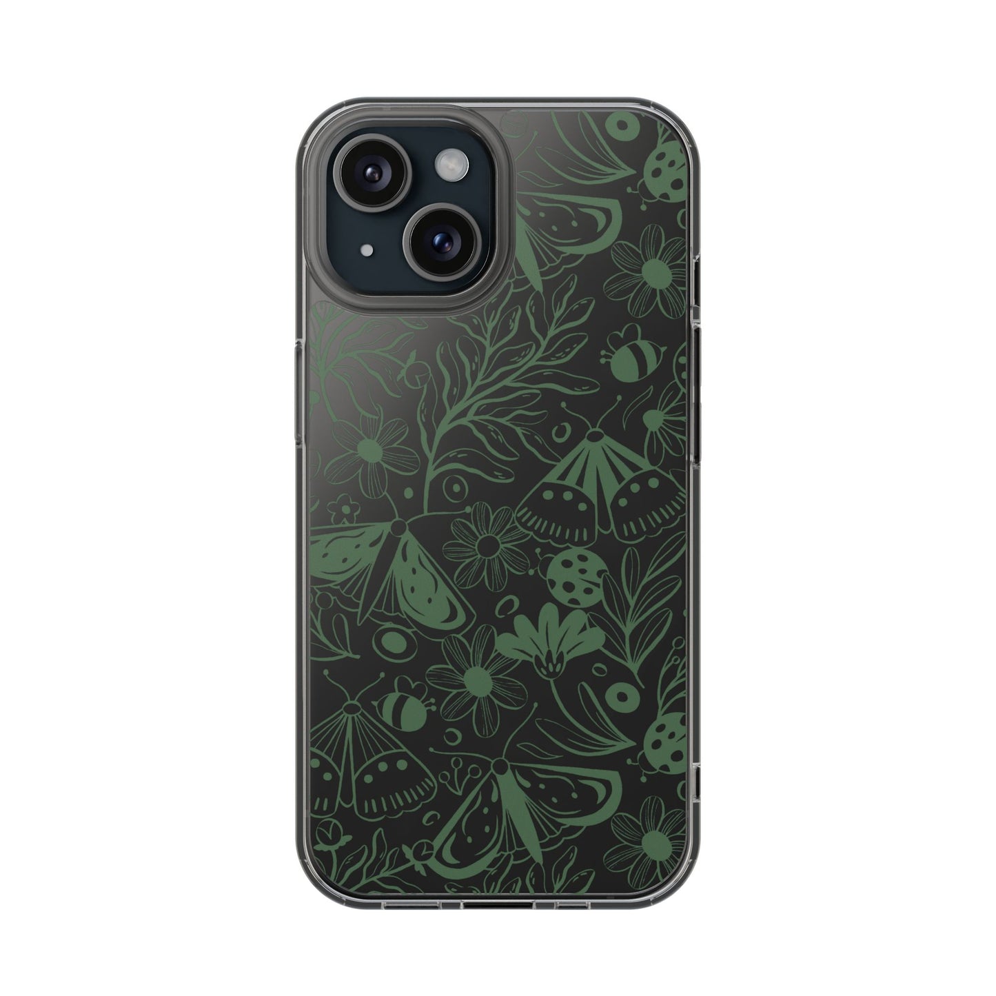 Clear Garden Pattern Case