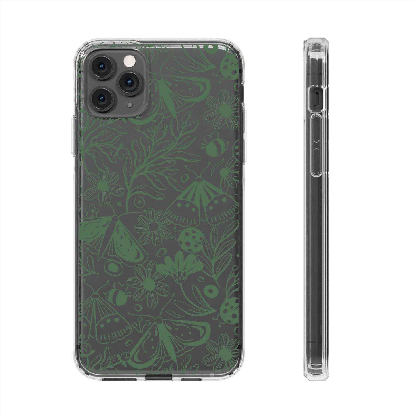 Clear Garden Pattern Case