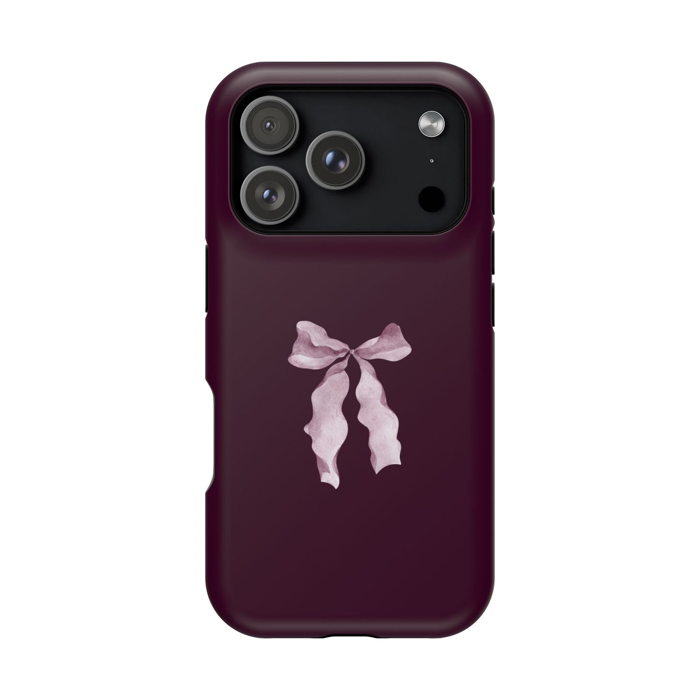 Beauty Burgundy Bow MagSafe