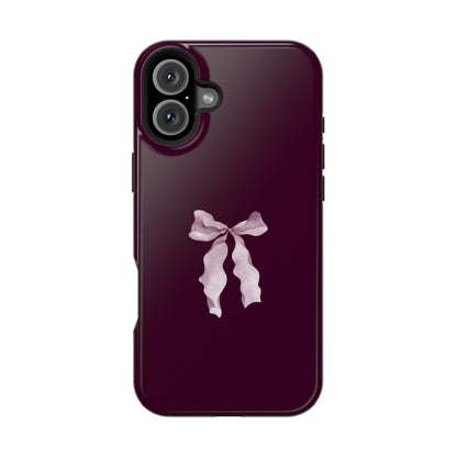 Beauty Burgundy Bow MagSafe