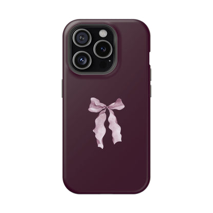 Beauty Burgundy Bow MagSafe