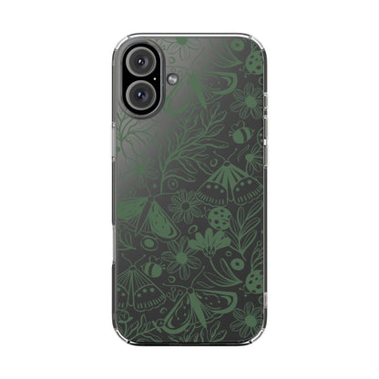 Clear Garden Pattern Case