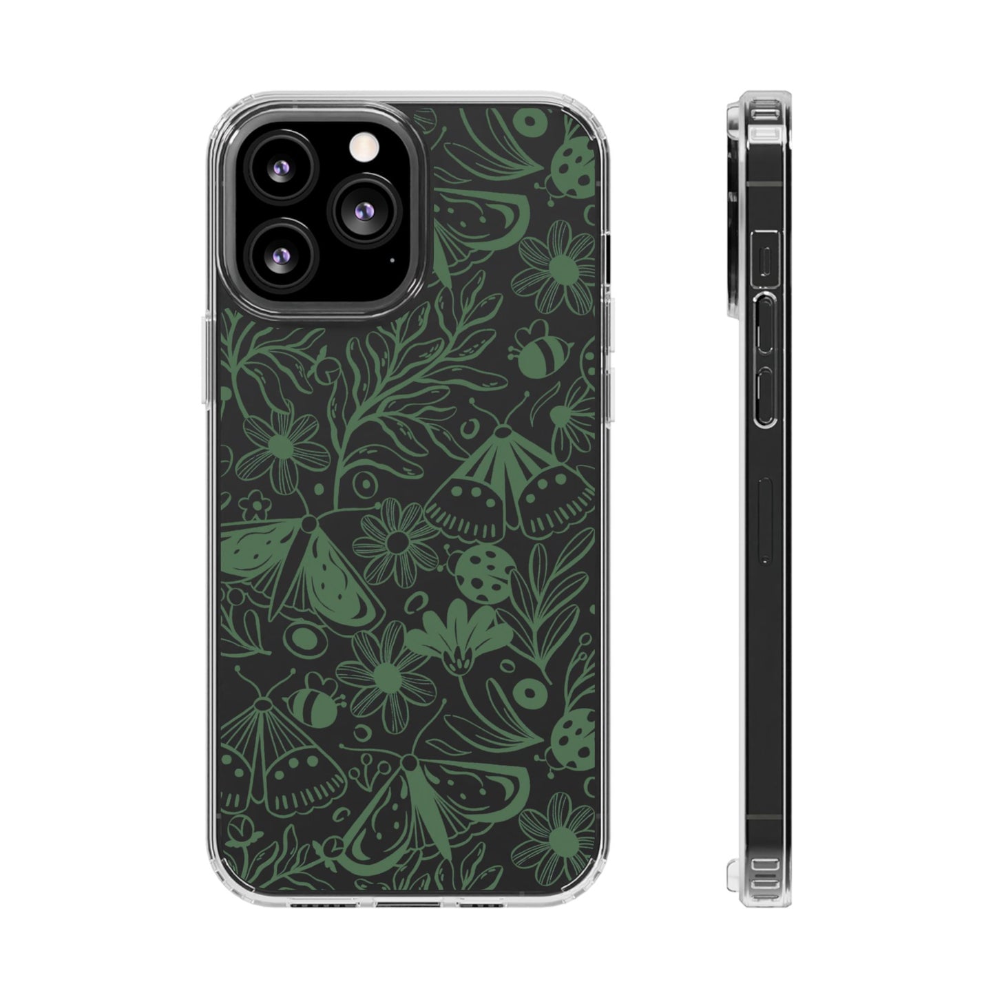 Clear Garden Pattern Case