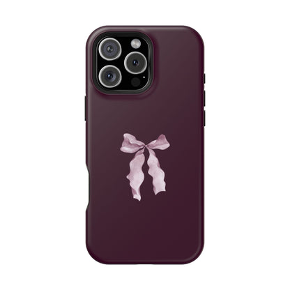 Beauty Burgundy Bow MagSafe