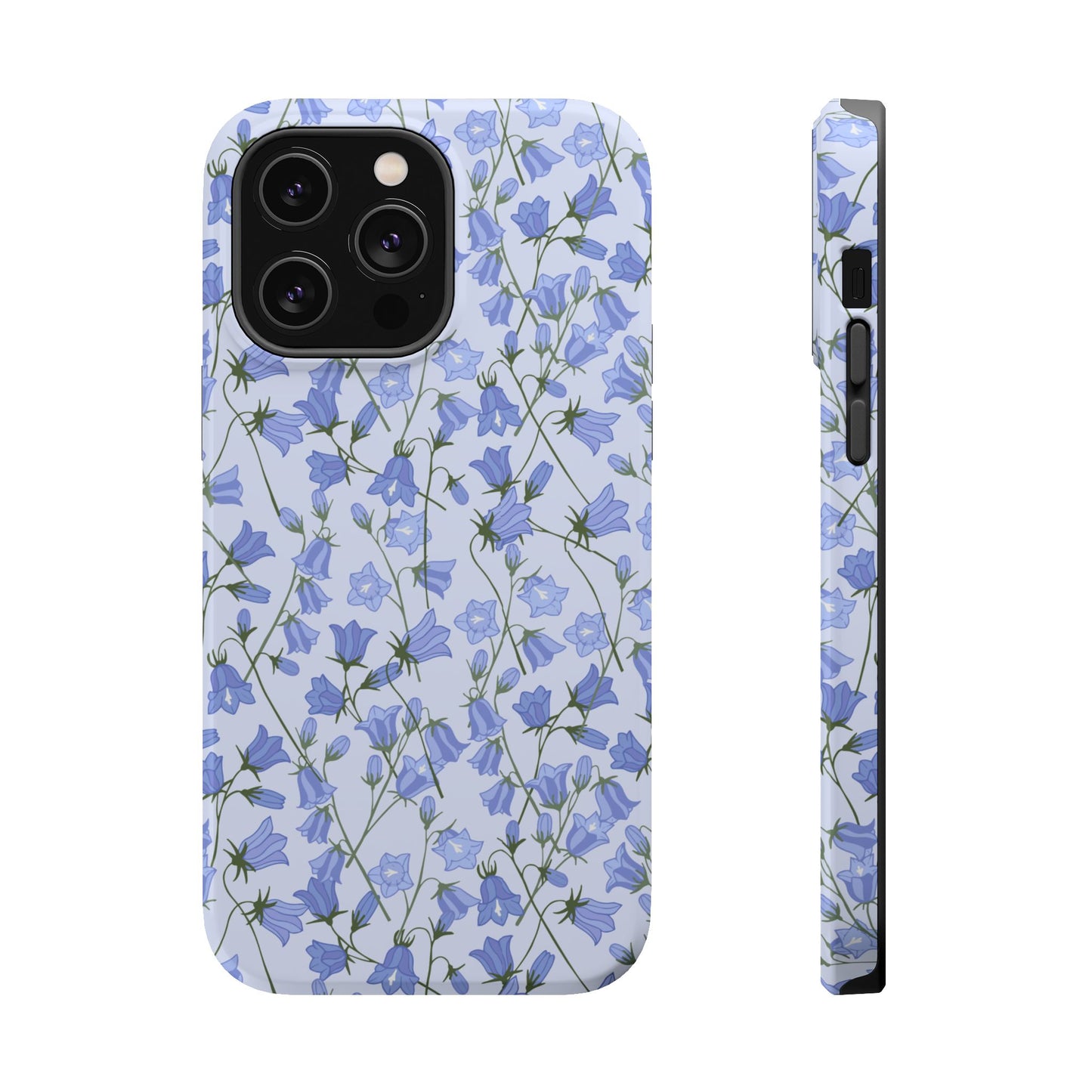 Purple Floral Pattern MagSafe Case